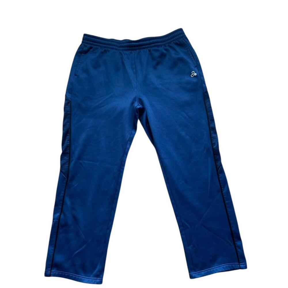 Tek Gear Men's Blue Tracksuit Pants Size XL Joggers Sweatpants Fleece Lined